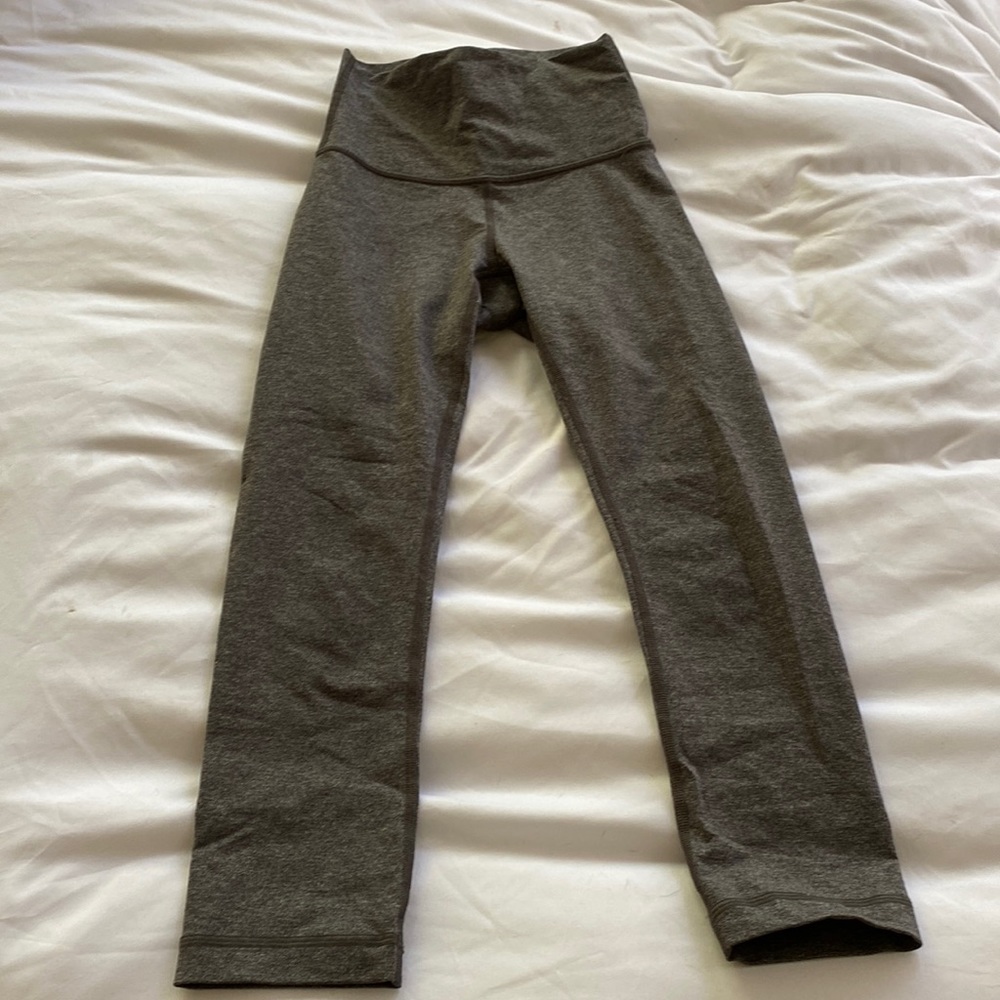 Gray athletic Lululemon leggings in size 2